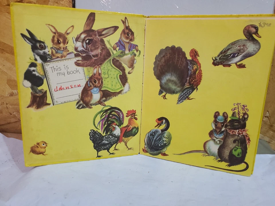 Vintage Peter Rabbit Wonder Book HC 1947 Beatrix Potter Children's Story Book Foto 3 de 4