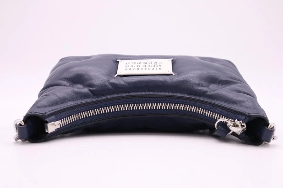MAISON MARGIELA Borsa a tracolla con catena Glam Slam Navy 8 2 * 3 7 * 2 5 pollici