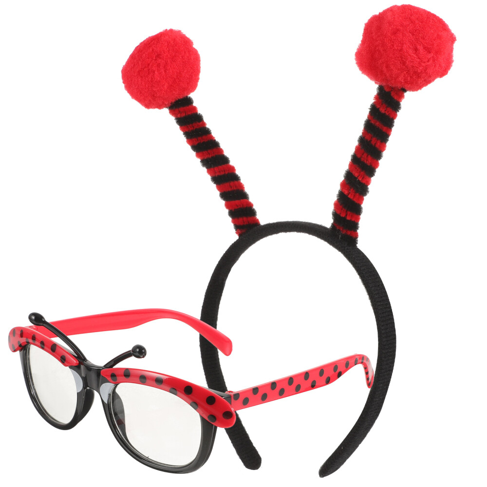 Antena Diadema Lindo Animal Ladybug Disfraz Traje para Niños Accesorios