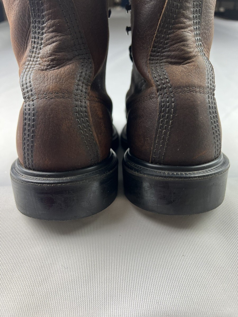 Red Wing Super Sole 453 Brown Brushed Leather Lace-up Boots