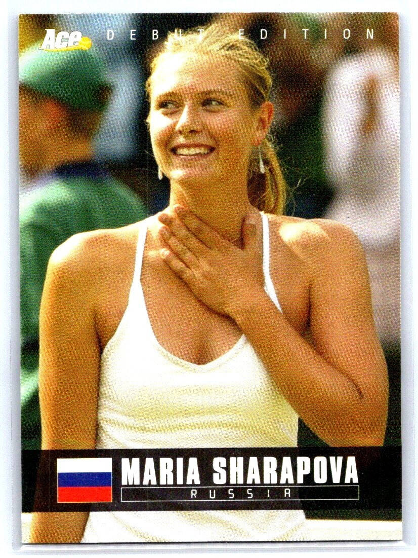 Maria Sharapova - 2005 Ace Debut Edition Tennis Rookie card #1 - M