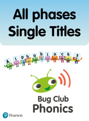 New Phonics Bug and Alphablocks all phases single-
