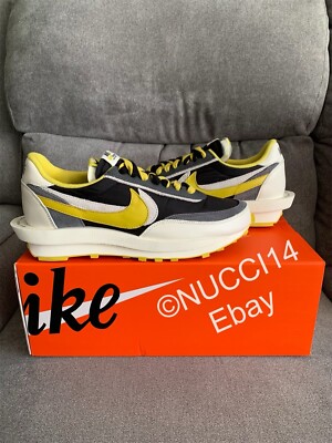 Size 13 - sacai x Undercover x Nike LDWaffle Bright Citron for