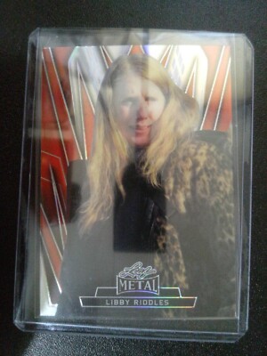 Libby Riddles Orange Pulsar Base Card 52, Leaf Women of Sport, 6/15 Iditarod