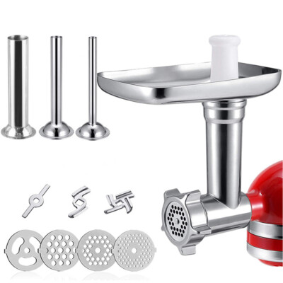 Food Meat Grinder Attachment For Kitchen-Aid Stand Mixer Sausage Accessories Hot