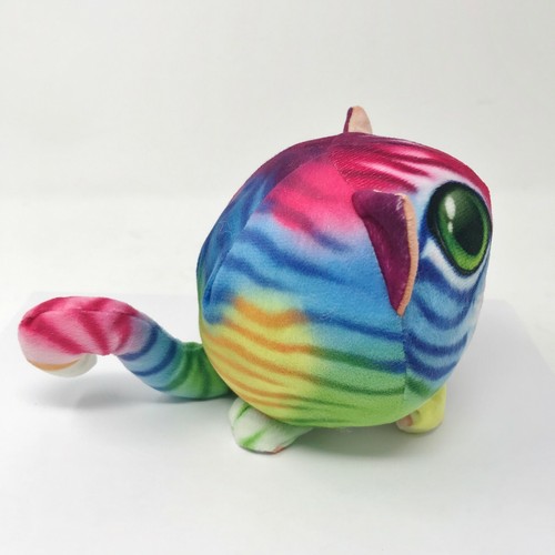 Fellbälle Kipp Bruder Plüsch Katze Batik Tabby 5 Zoll Stofftier rund mehrfarbig - Bild 3 von 7