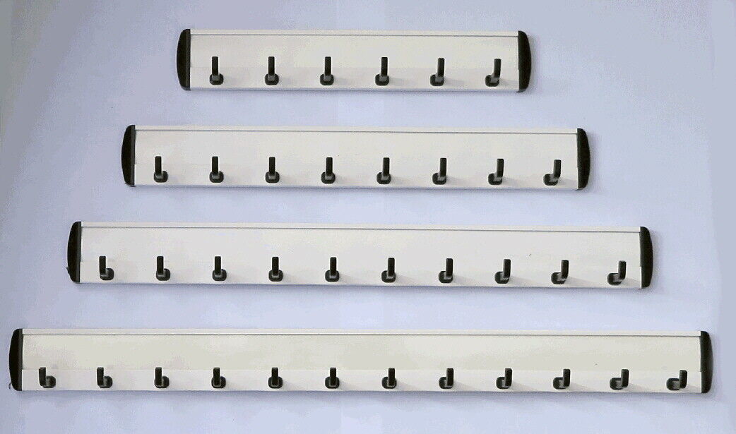 Hakenleiste-Schlüsselleisten-mit 6, 8, 10, 12 Haken-Handtuchhaken-Schlüsselbrett