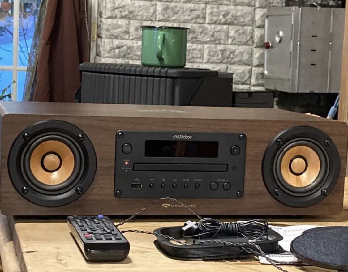 Victor EX−D6 Victor EX-D6 WOOD CONE Series All In One System CD Player AC100V