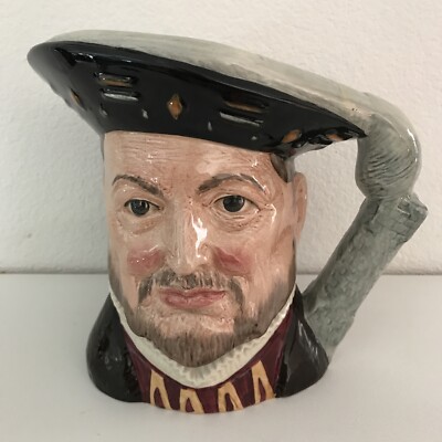 Vintage Royal Doulton Large Toby Mug Character Jug King Henry the VIII D6642