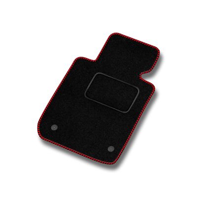 BM56-1 1stk Autoteppich Velour STREAK Rot für BMW X1 F48 2015-2022 automatte fus