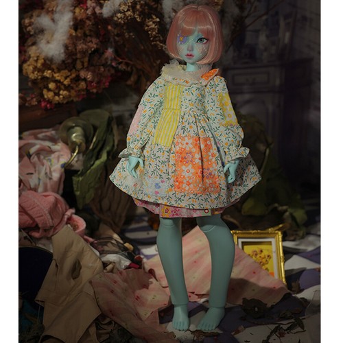 BJD Doll 1/4 Bare Resin Ball Jointed Body Colorful w/Face Makeup Eyes Girl GIFT - Picture 6 of 8