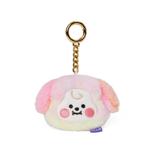 BTS BT21 Ufficiale Prodotti Autentici CHIMMY BABY PRISM FACE BAG CHARM DOLL - Foto 1 di 8