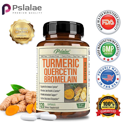 Turmeric Quercetin Bromelain -Highly Absorbable,Anti-Inflammatory, Joint Support