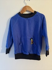 Vintage Mickey Mouse pocket Sweatshirt Fleece 3T Boys Girls