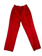 VTG 1950  s Pendleton Knockabout Red 100 Virgin Wool Straight Leg Pants Size 12