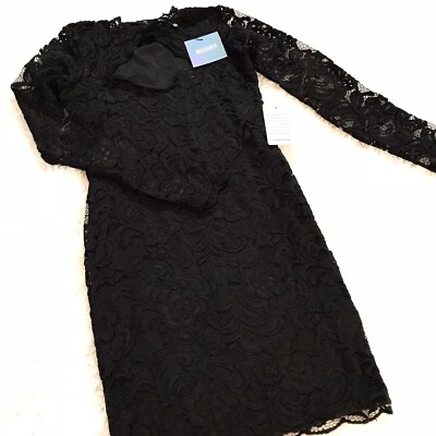 Missguided Dress Sz 2 Black Lace High Neck Long Sleeve Bodycon Womens Nordstrom | eBay Missguided Dress Sz 2 Black Lace High Neck Long Sleeve Bodycon Womens Nordstrom | eBay