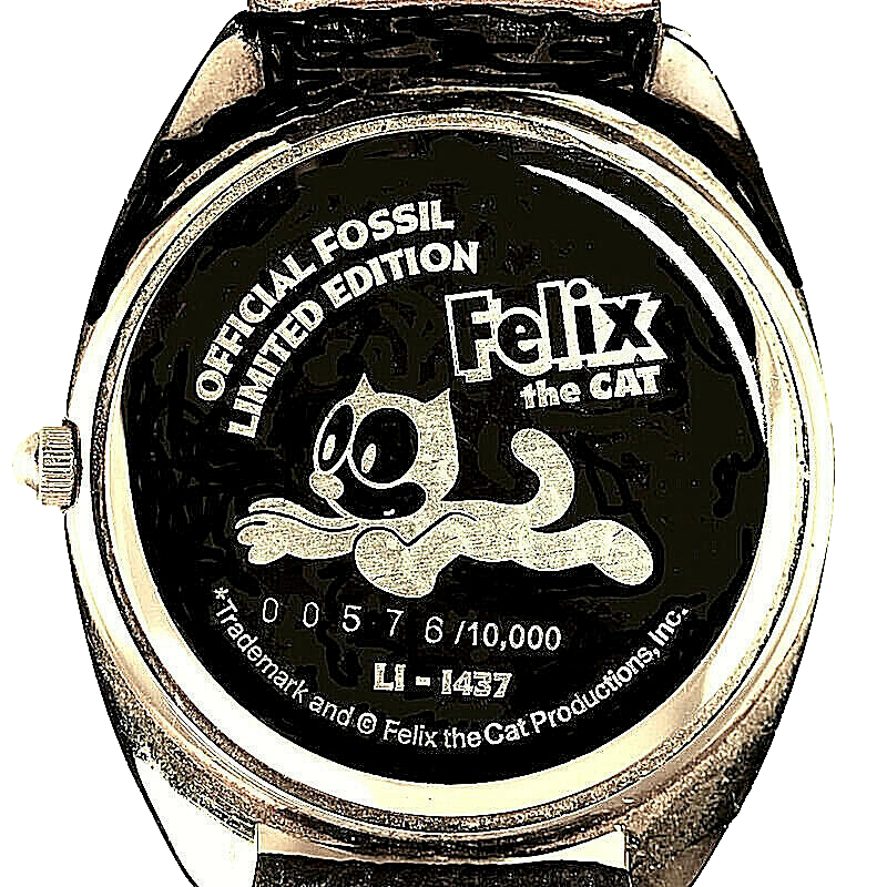 Felix The Cat, Fossil Limited Edition Of 10 K Made LI-1437, Silver