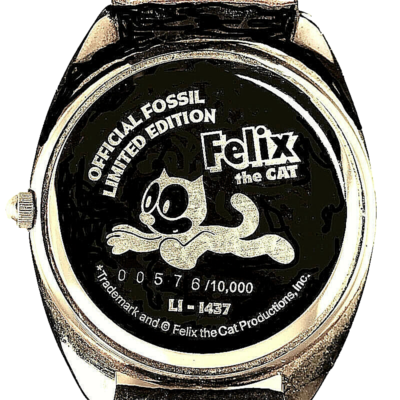 Felix The Cat, Fossil Limited Edition Of 10 K Made LI-1437, Silver