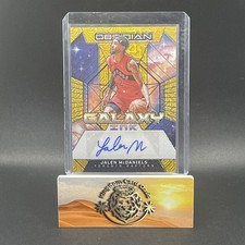 Jalen McDaniels 2023 Panini Obsidian Electric Etch Gold Flood Galaxy Auto #d /10
