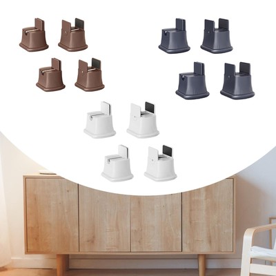 4PCS -Bett Riser Unterstützung Antislip Stuhl Height Extenders für Stuhlsofa