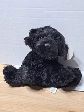 Wishpets Star Black Lab Labrador Plush 2002 6.5" Stuffed Animal Bean