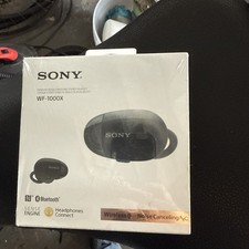Sony WF-1000X Wireless Noise Canceling Headphones - Black