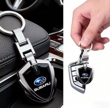 Metal Car Keychain Compatible With Subaru Outback Forester Crosstrek Wrx