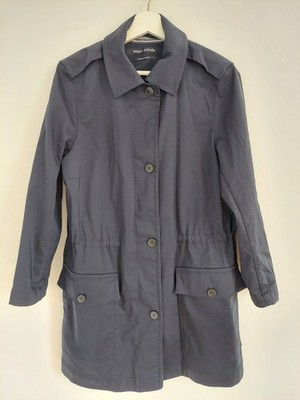 Marc O Polo leichte Jacke Parka Mantel Cotton/Polyamid Gr. 40 Blau Top Zustand