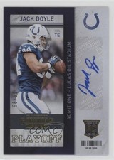 2013 Panini Contenders Playoff Ticket 68/99 Jack Doyle #193 Auto z5i