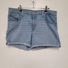 Levi's Mid Length Light Blue Jean Shorts sz 33