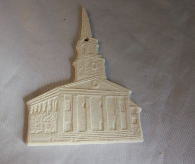 Atlanta First Baptist Church Porcelain Bisque Ornament