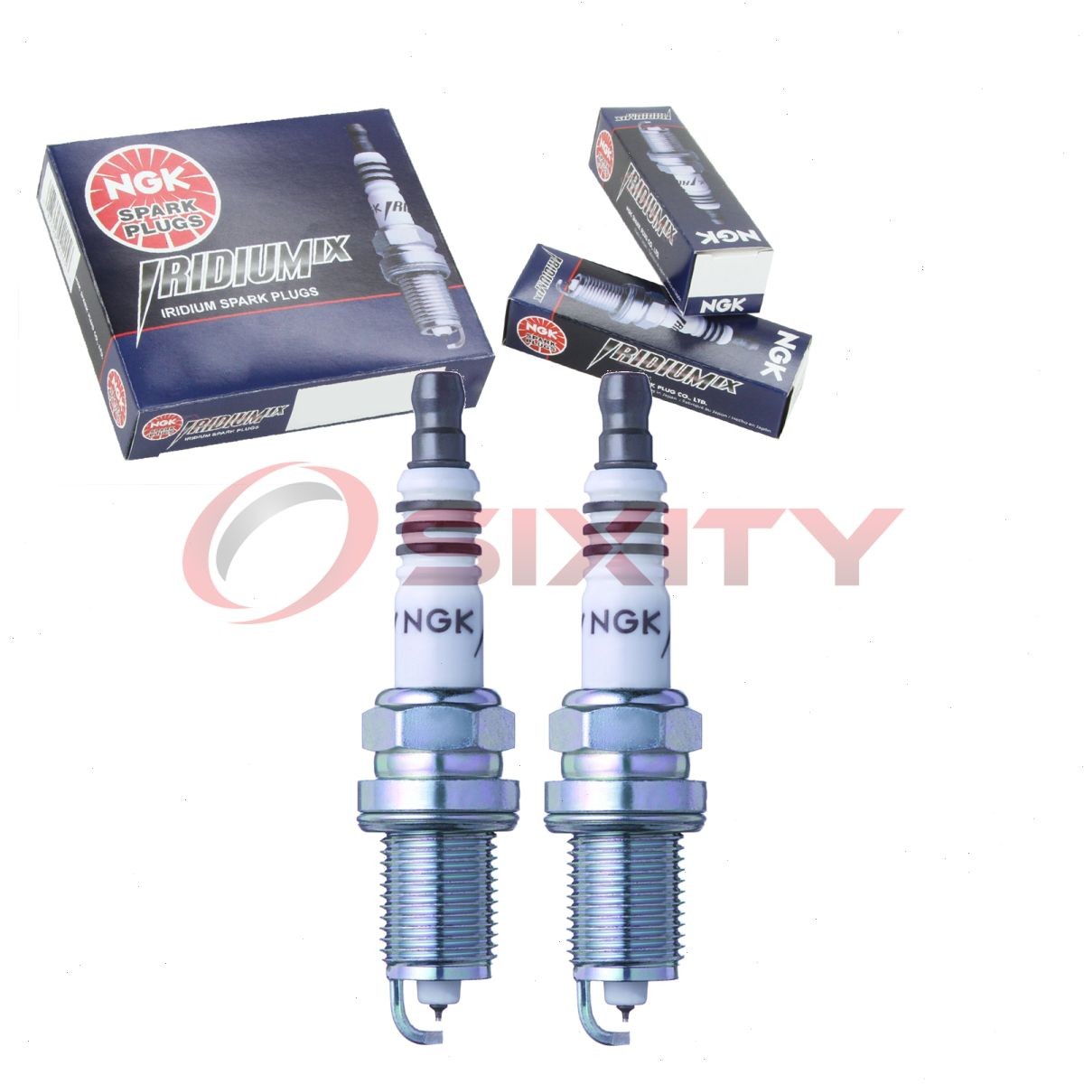 2 pc NGK 96807 ZFR5FIX-11E Iridium IX Spark Plugs for Ignition Wire jd