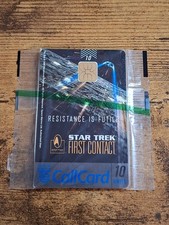 Ireland CallCard "Star Trek - First Contact", mint/wrapped, 10/1996, ODS2 Chip