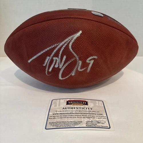Drew Brees Autographed Super Bowl Duke Football 8 Of 1000