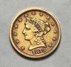 1879 S. $2 1/2  Liberty Head Quarter Eagle Gold Coin