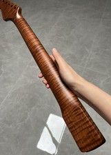 AAAAA Stainless Rosewood 22Fret Roasting flame maple electric guitar neck 25.5in