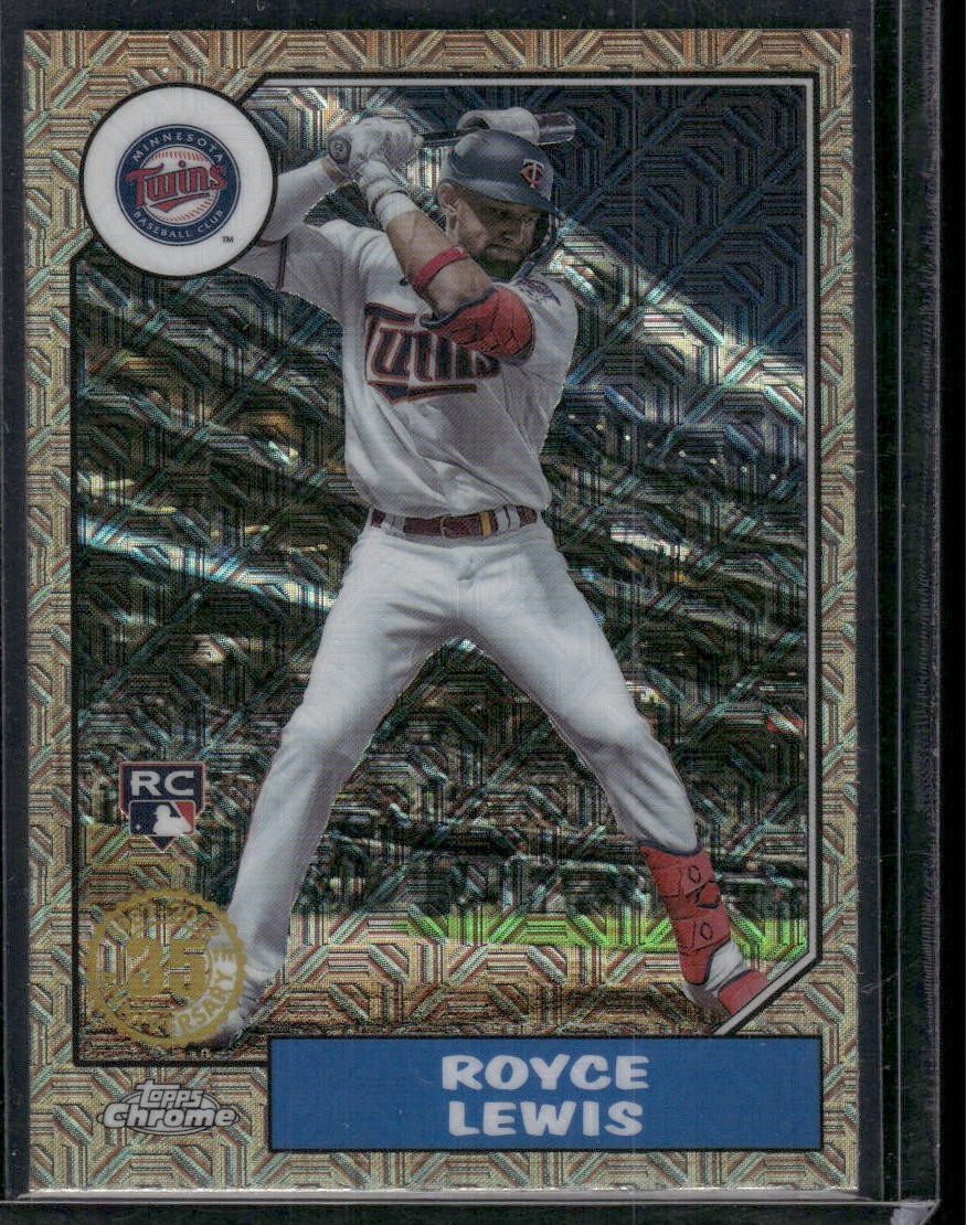 2022 Topps Update Series - 1987 Topps Chrome Silver Pack Mojo Royce Lewis (RC)