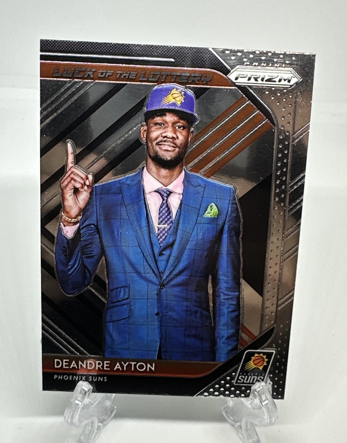 DeAndre Ayton 2018-19 Panini Prizm Luck Of The Lottery RC #1 Rookie Card Suns