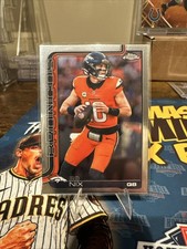 Topps Chrome 2025 Bo Nix Denver Broncos Base Football Card #88