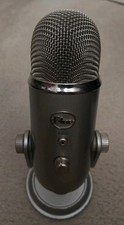 Blue Yeti USB Microphone Silver - Professional Condenser Mic Tested  Working