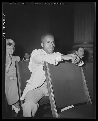 Washington DC 1942 James T Wright Howard University NAACP student assembly