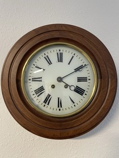 Lenzkirch Wanduhr Pendeluhr Typ 52 Ochsenauge