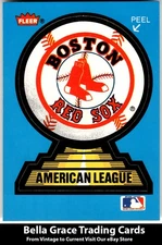 1987 Fleer Boston Red Sox Team Stickers San Francisco Giants back