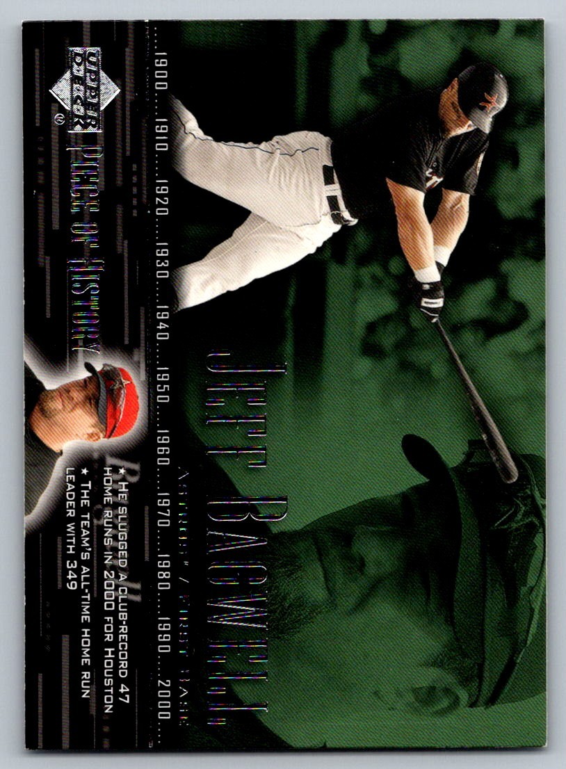 2002 UD Piece of History  Jeff Bagwell