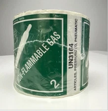 labelmaster hml4 non-flammable product Gas Worded Label - 500CT