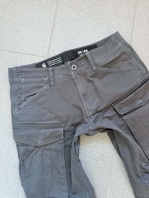 Orig. G Star Raw Rovic Cargo -Grau     washed - W33 -  L34  -Stretch    **