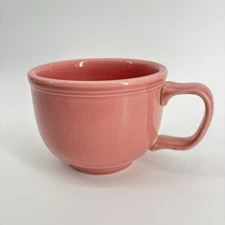 Homer Laughlin Jumbo Mug Rose Pink Fiesta Fiestaware 18 oz Coffee Soup RETIRED