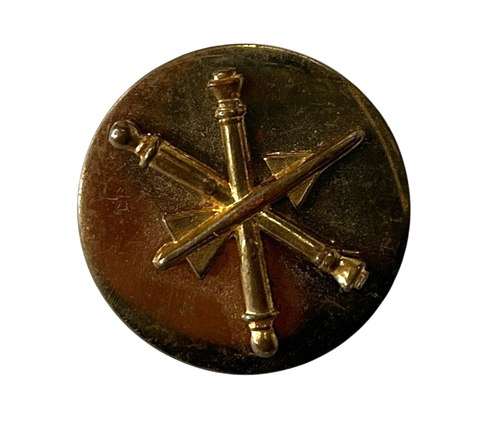 US Army Infantry Branch Collar Device Pin Crossed Rifles Brass | eBay