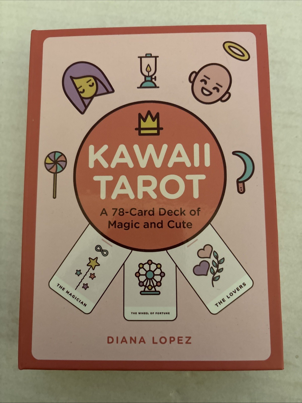 Kawaii Tarot by Diana Lopez - Cards & Book Fortune Telling Mystical New Age