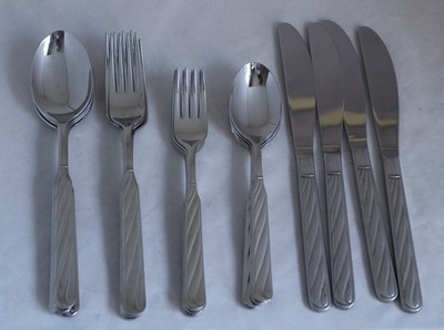 Pintinox Pinti Cellini 18/10 Italy Stainless 4 Place Settings spoons forks knive